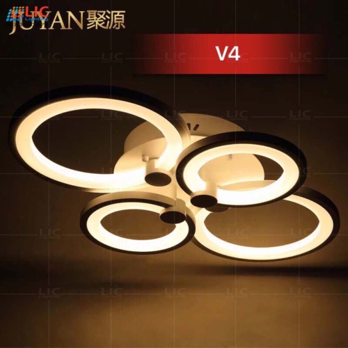 Đèn Mâm Ốp Trần Mica Led V4