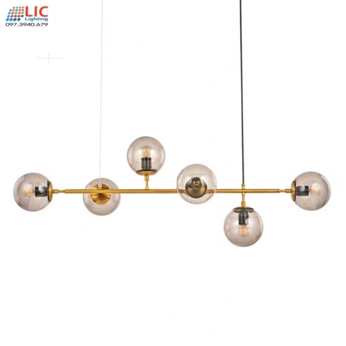 Bộ Đèn Thả Hiện 6 Bóng Tròn Lic 1802
