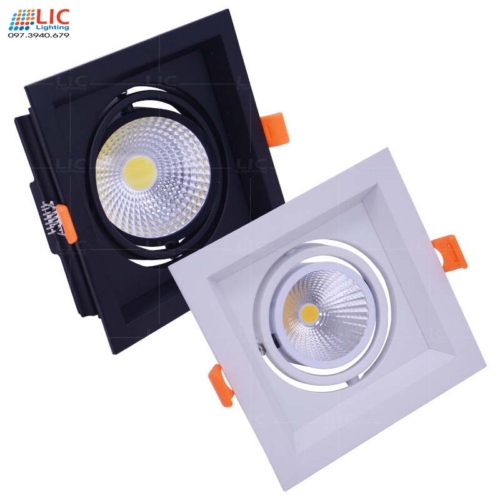 Đèn Downlight Âm Vuông 7w/10w/12w (D145mm)
