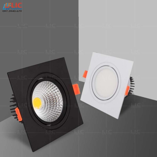 Đèn Downlight Âm Vuông 7w/10w/12w (D120mm)