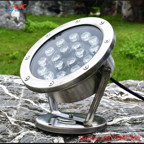 Đèn Âm Nước Ngồi 3w-6w-9w-12w-18w Sáng Vàng Nguồn DC24V