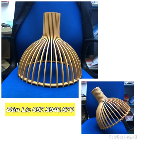 Đèn Trang Trí Lồng Chim Gỗ Lic LG300