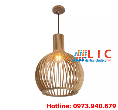 Đèn Trang Trí Lồng Chim Gỗ Lic LG400