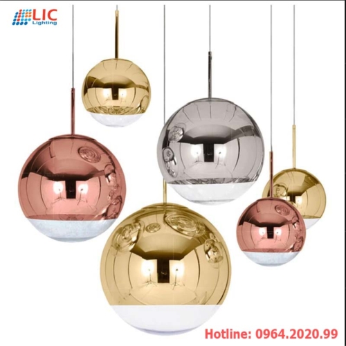 Đèn Thủy Tinh Tráng Bạc TH700