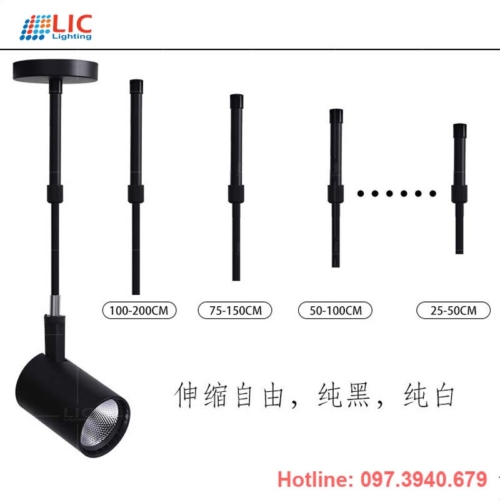 Đèn Rọi COB Gắn Thanh Ty 10W Lic – RT01