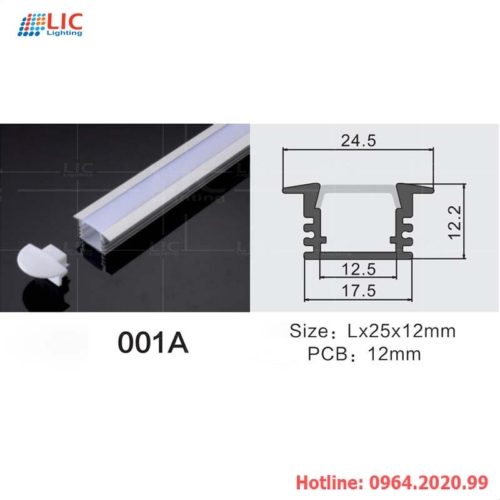 Thanh Nhôm Định Hình T1712-605