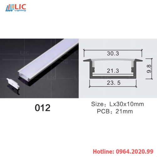 Thanh Nhôm Định Hình Led T23-619