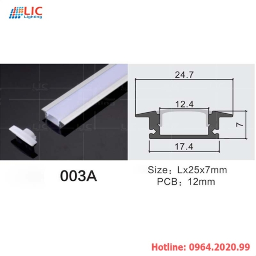 Thanh Nhôm Định Hình Led T17407-508