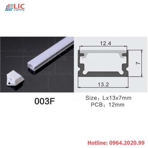 Thanh Nhôm Định Hình Led U13-510