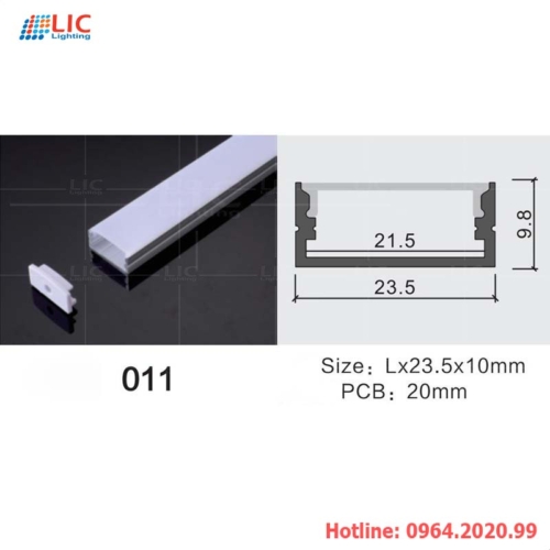 Thanh Nhôm Định Hình Led U23-617