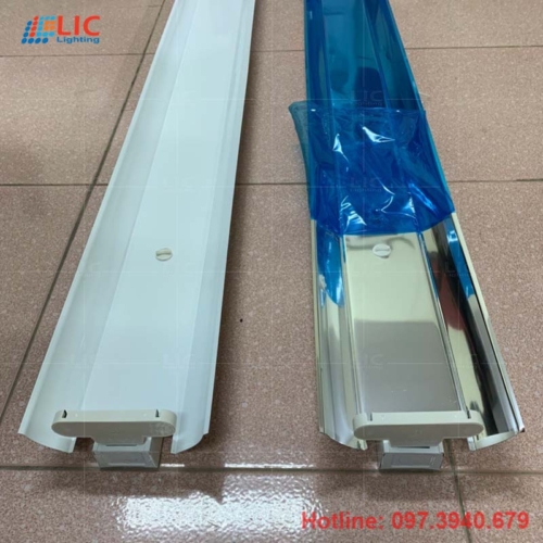 Máng Đèn Led Chóa Inox – Sơn Tĩnh Điện – Đơn – Đôi