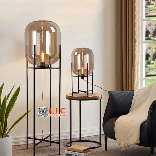 Đèn Sàn Phong Cách Thủy Tinh | Đèn Phòng Khách
