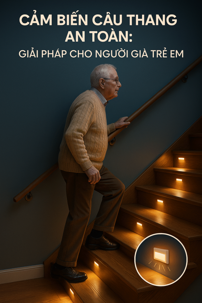 Cảm biến cầu thang an toàn: Giải pháp cho người già trẻ em 