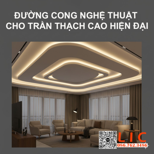 Thanh nhôm ziczac âm thạch cao – Giải pháp uốn cong mềm mại den led thanh nhom am tran thach cao nhom ziczac thanh nhom dinh hinh thi cong xay dung 1011
